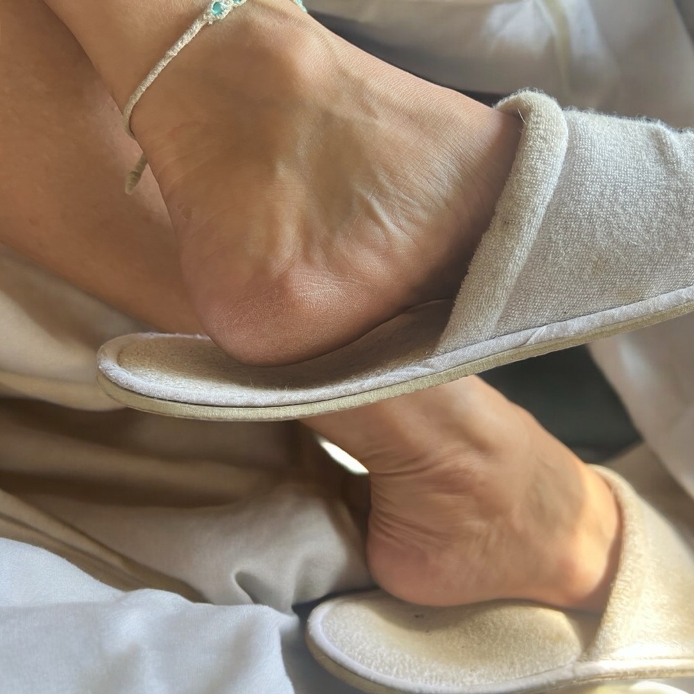 Cozy Used Indoor Slippers